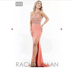 Rachel Allen Princess Beaded Evening Dress Sz 0